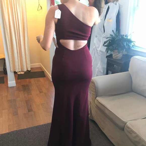 BHLDN Bridesmaid One Shoulder Dress - Picture 5 of 5